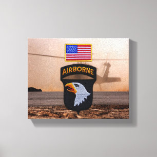 101st airborne fort campbell veterans vets canvas print