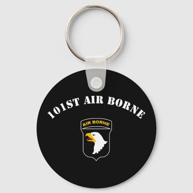 101st Airborne Insignia Keychain (Front)