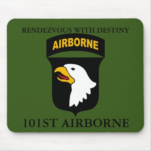 101ST AIRBORNE RENDEZVOUS WITH DESTINY MOUSE PAD