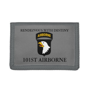 101ST AIRBORNE RENDEZVOUS WITH DESTINY TRI-FOLD WALLET
