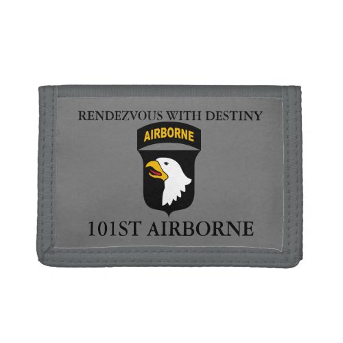 101ST AIRBORNE RENDEZVOUS WITH DESTINY TRIFOLD WALLET