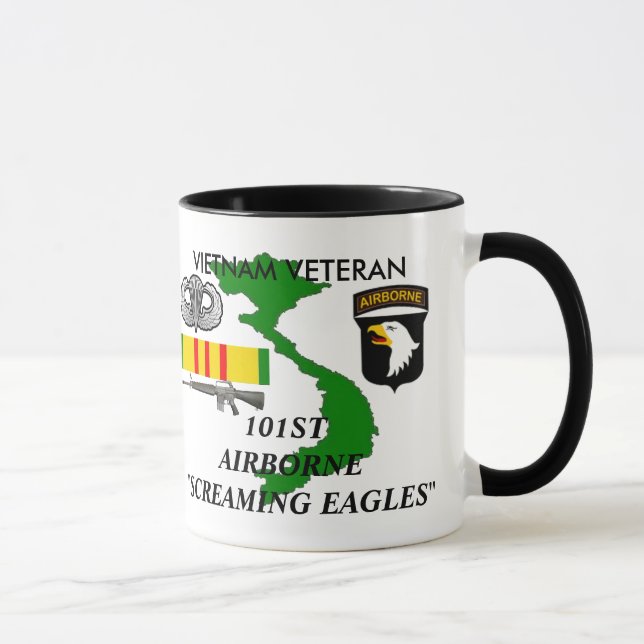 101st Airborne Screaming Eagles Coffee Mugs (Right)