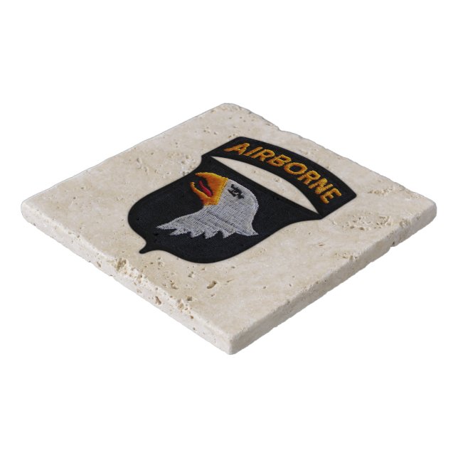 101st airborne screaming eagles fort campbell lrrp trivet (Corner)