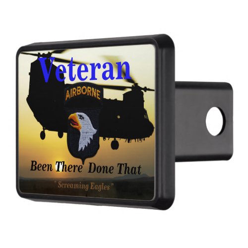 101st airborne screaming eagles fort campbell trailer hitch cover