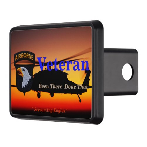 101st airborne screaming eagles fort campbell trailer hitch cover