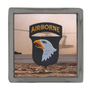101st airborne screaming eagles veterans patch gunmetal finish lapel pin