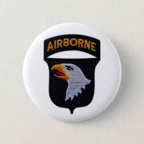 101st airborne screaming eagles veterans vets button