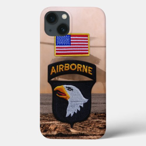 101st airborne screaming eagles veterans vets iPhone 13 case