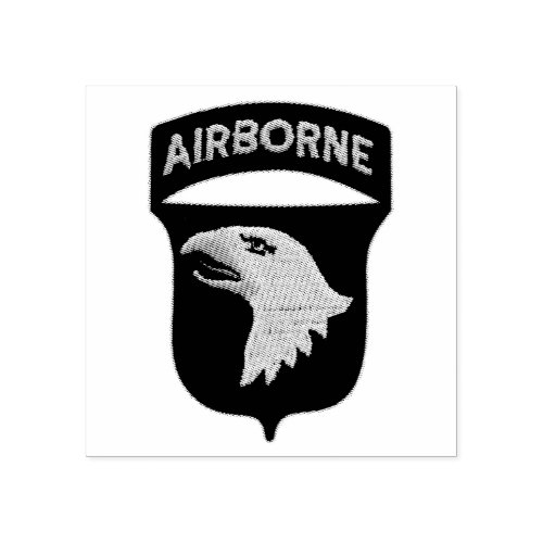 101st Airborne Screaming Eagles Veterans Vets Rubber Stamp