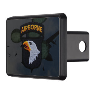 101st airborne screaming eagles veterans vets tow hitch cover