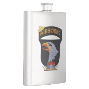 101st airborne screaming eagles vietnam nam war flask