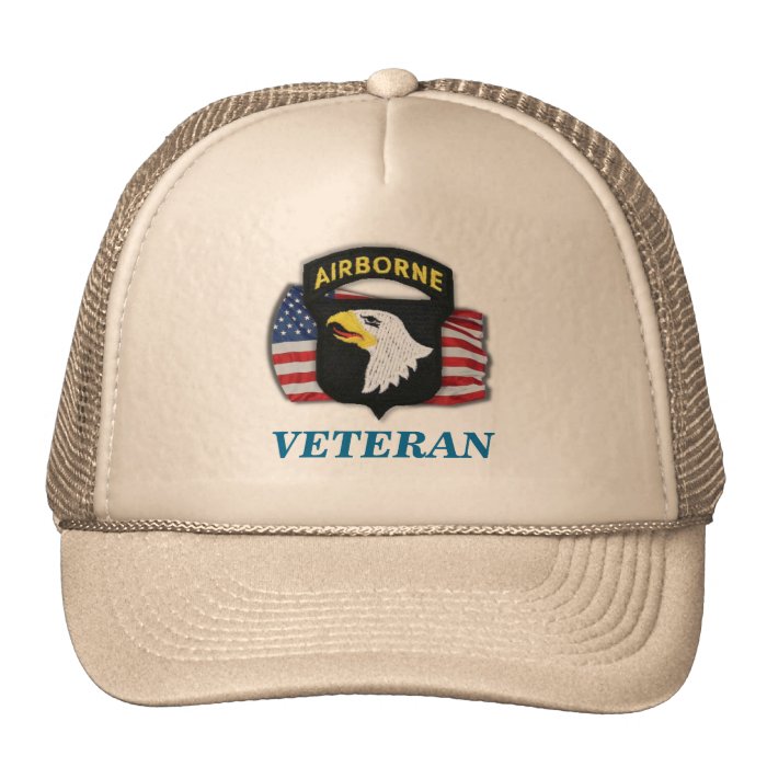 101st airborne veteran units iraq patch hat