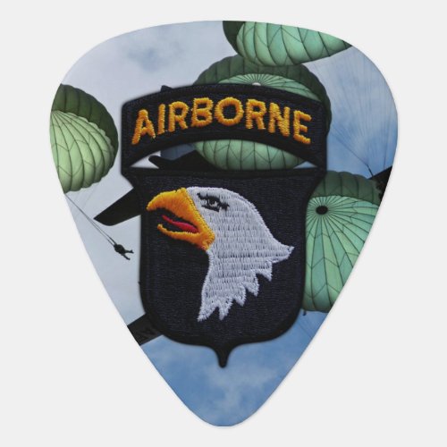 101st airborne veterans vets fort campbell guitar pick