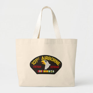 101st Airborne Vietnam Veteran Large Tote Bag