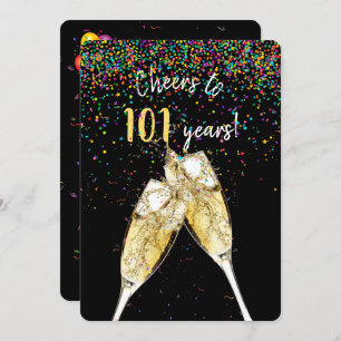 101st Birthday party Invitation