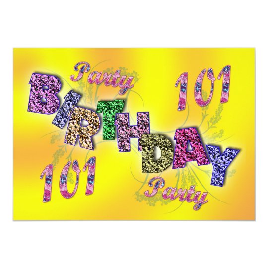 101st party invitation