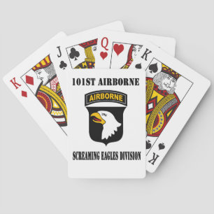 101st Screaming Eagles Playing Cards