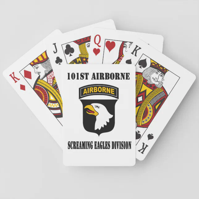 101st Screaming Eagles Playing Cards (Back)