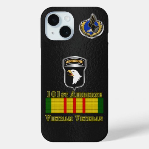 101th Airborne Division Vietnam Veteran iPhone 15 Case