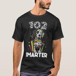 102 Days Smarter Dalmatian Dog 102 Day Of School K T-Shirt
