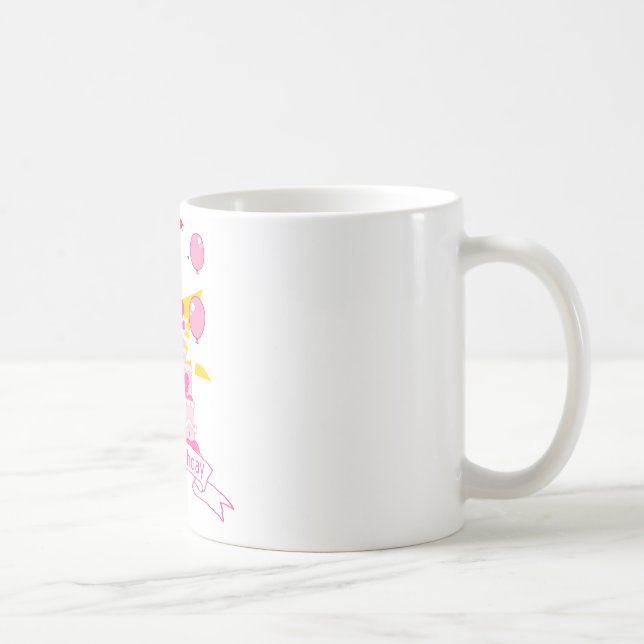 102 Year Old Birthday Cake Coffee Mug (Right)