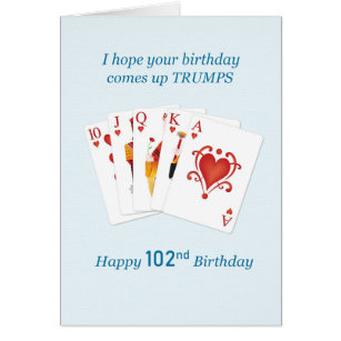 birthday cards for bridge players