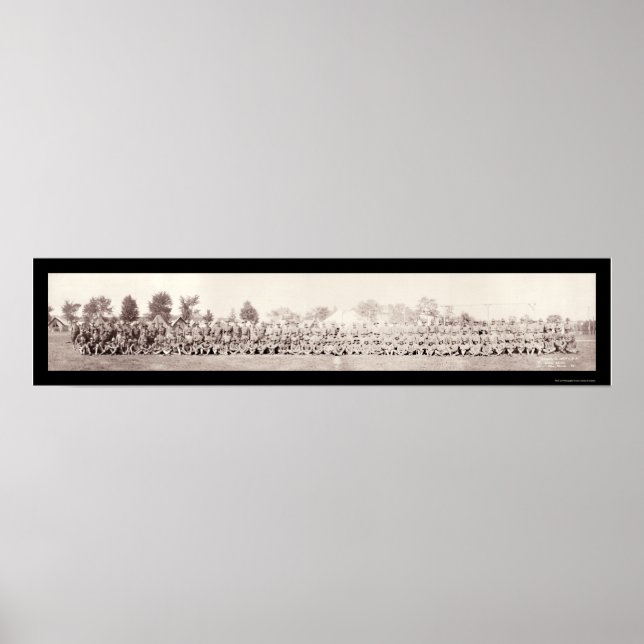 102nd Supply Company Yankee Photo 1917 Poster (Front)