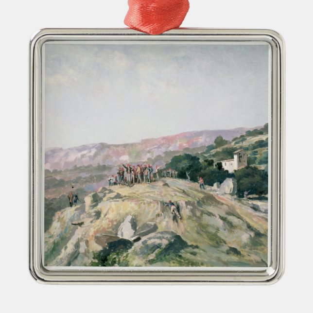 103-007950 The Highest Point, Catalonia Metal Ornament (Front)