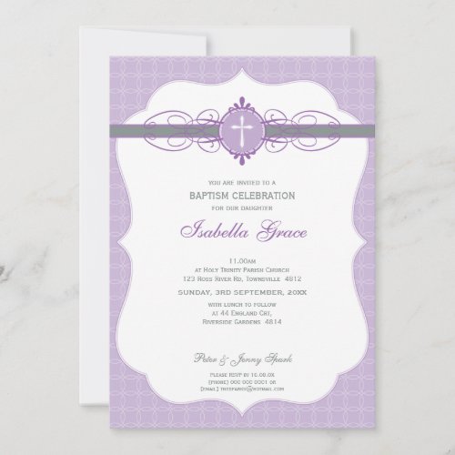 103 Annette - BAPTISM INVITE :: immaculate