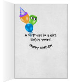 103rd birthday candles on black cards (Inside (Right))