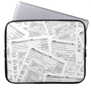 1040 Income Tax Forms  Laptop Sleeve