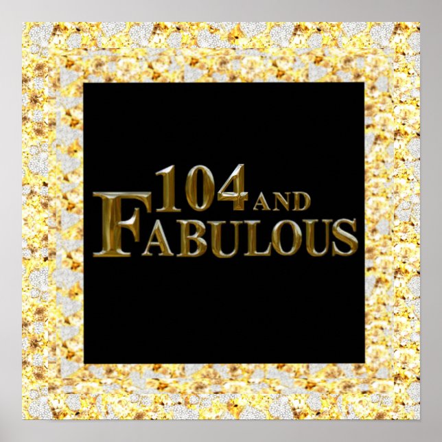 104 Birthday  Poster (Front)