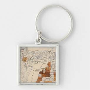 104 Cancer, tumor Michigan Keychain