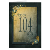 104th Birthday-vintage frame (Front)