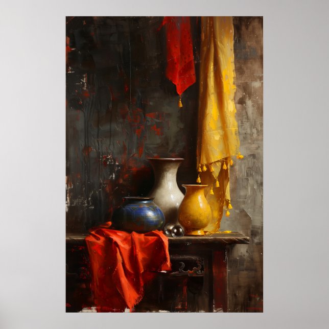 1057 Three Vases Poster (Front)
