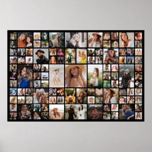 105 Photo Collage Memory Poster