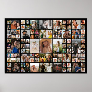 105 Photo Collage Memory Poster