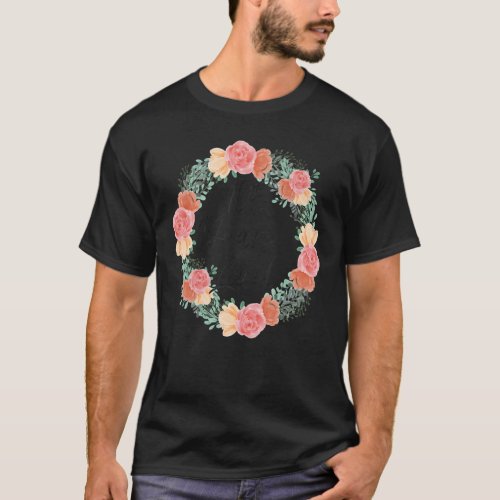 105 Years Loved Men Women 105 Years Old Florals 10 T_Shirt
