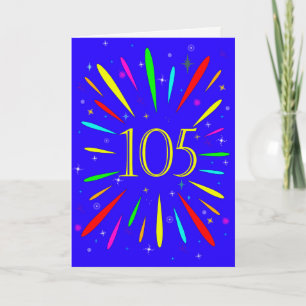 105th Birthday Explosion Card