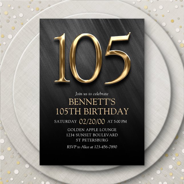 105th Birthday Invitation (Creator Uploaded)