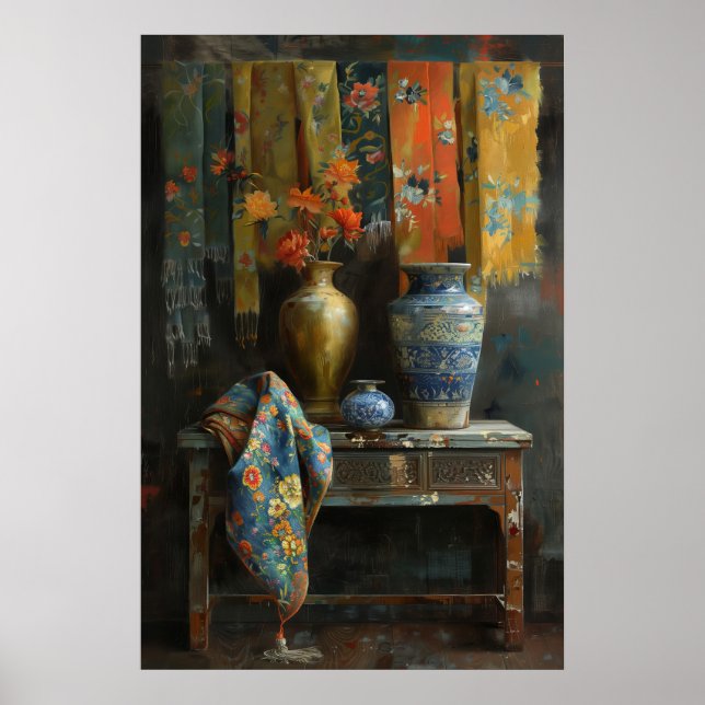 1068 Three Vases Poster (Front)
