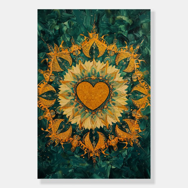 106 Mandala, Mid-Century Magic Foam Board (Front)