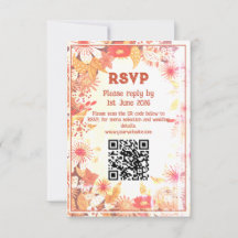 1070's Retro - RSVP card