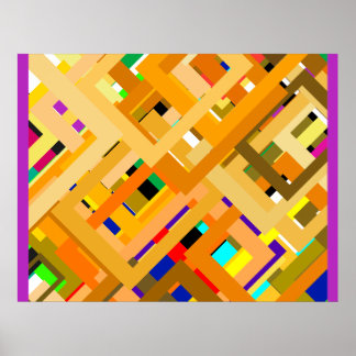 107 Color Frames2 jGibney The MUSEUM Zazzle Gifts Poster