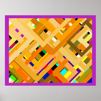 107 Color Frames3 jGibney The MUSEUM Zazzle Gifts Poster