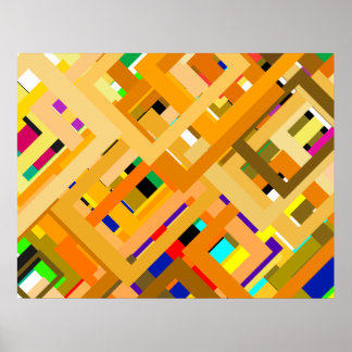 107 Color Frames jGibney The MUSEUM Zazzle Gifts Poster