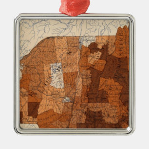 107 Influenza NY, NJ, New England Metal Ornament