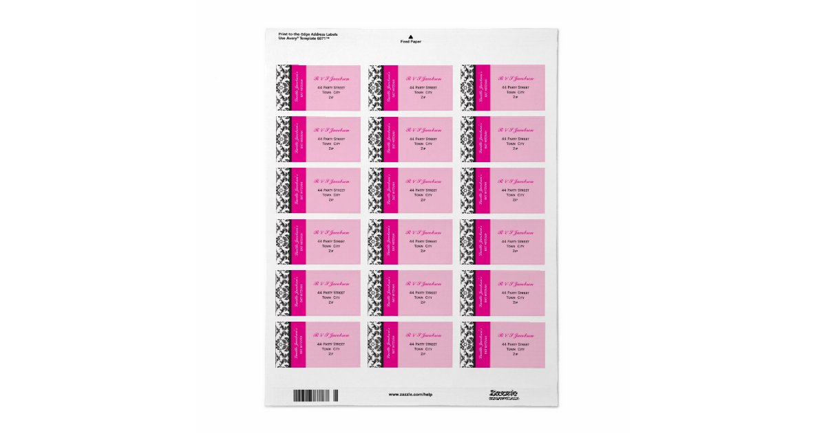 107 Jodene :: SELF-ADDRESSED LABELS | Zazzle