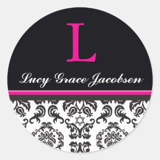 107 Jodene :: STICKER SEAL :: damask1