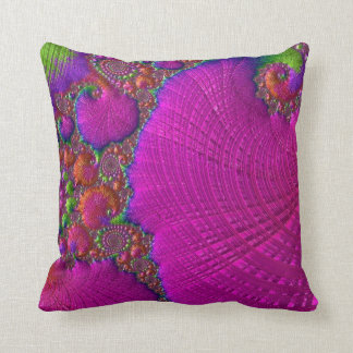 108-59 big fuchsia leaf throw pillow